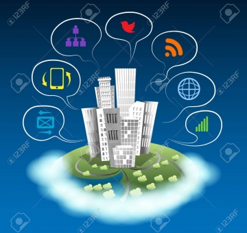 Participaci贸n de ciudadanos conectados en redes sociales. Participaci贸n de ciudadanos conectados en redes sociales.